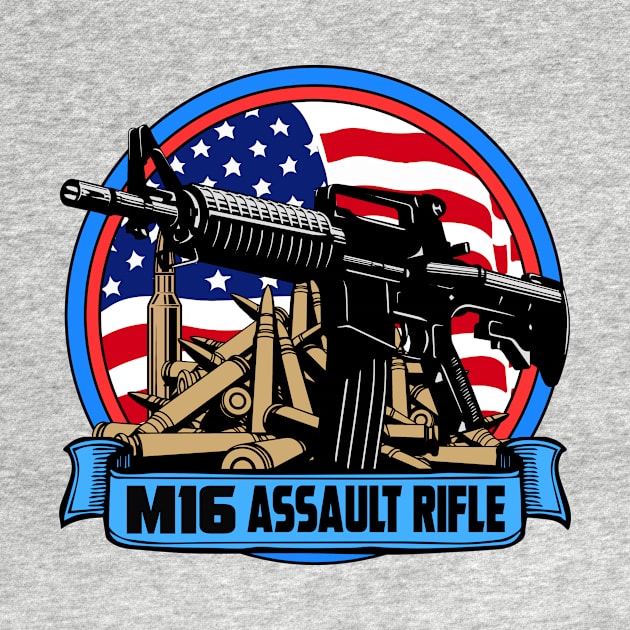 M16 ASSAULT RIFLE by theanomalius_merch